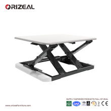 Orizeal white standing desk, ergonomic desk setup, uplift desk (OZ-OSDC007)